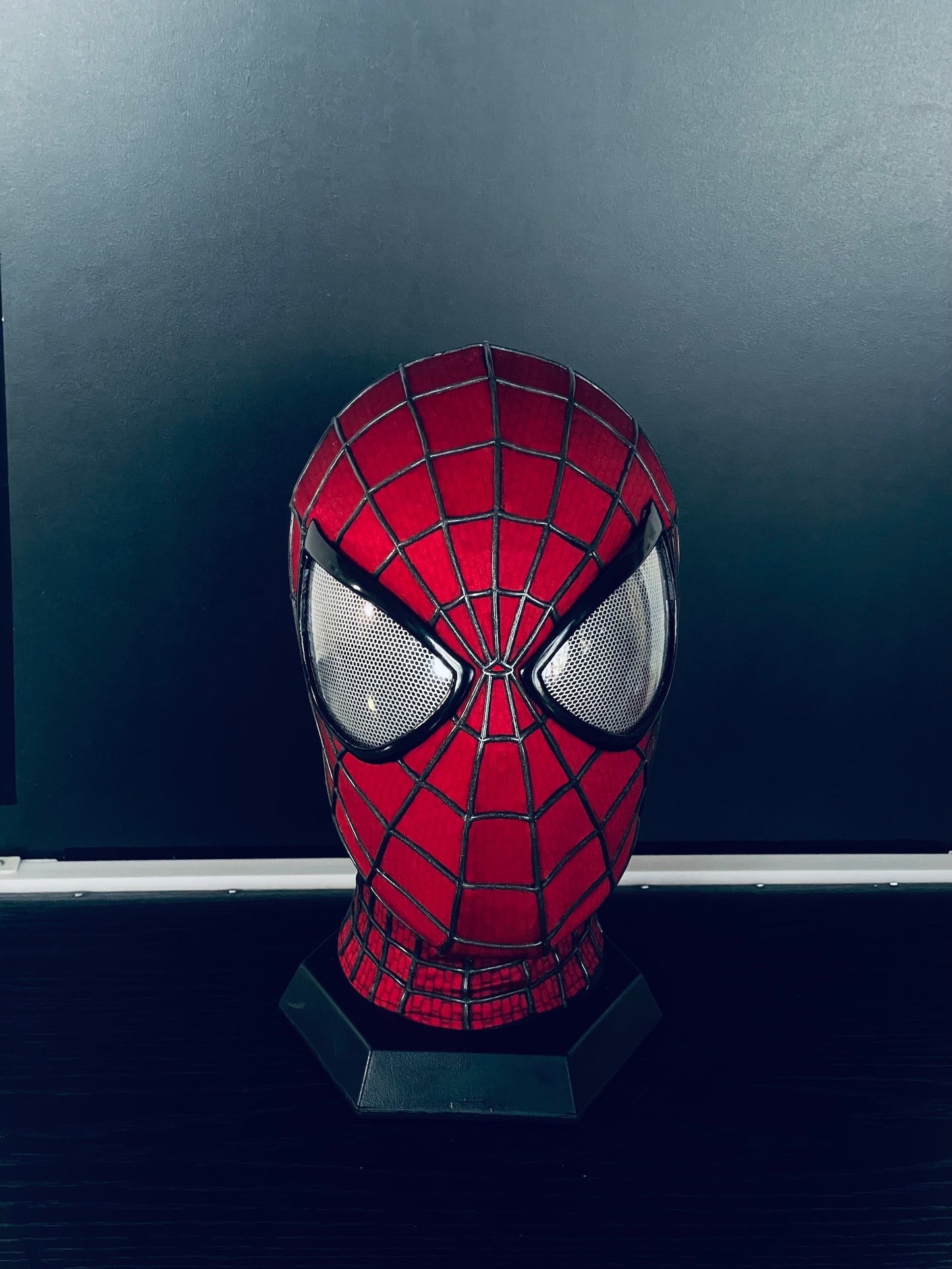 High quality replica of Andrew Garfield's Spider-Man mask (only 7 masks left)