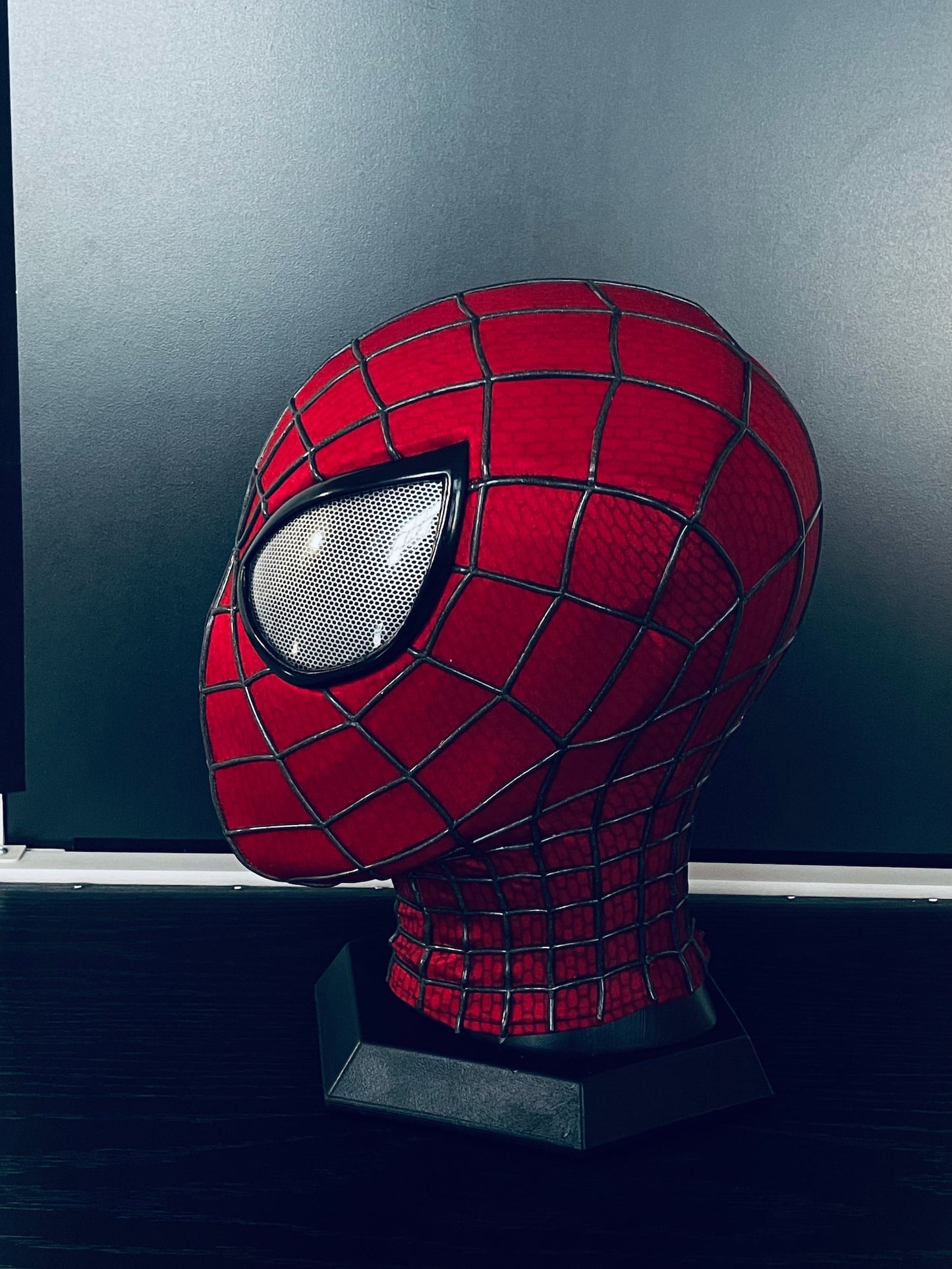 High quality replica of Andrew Garfield's Spider-Man mask (only 7 masks left)